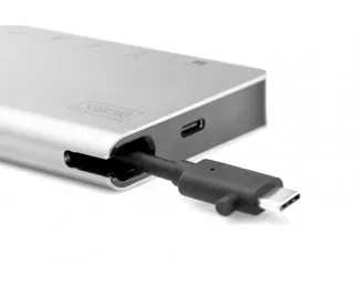 Адаптер USB Type-C > Hub DIGITUS USB-C 8-port Multiport Travel Dock (DA-70866)