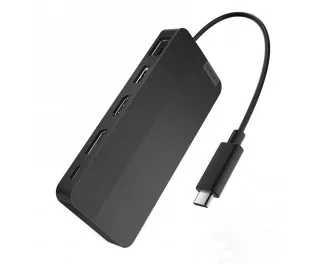 Адаптер USB Type-C > Hub  Lenovo USB-C Dual Display Travel Dock (w/ adapter) (40B90100EU)