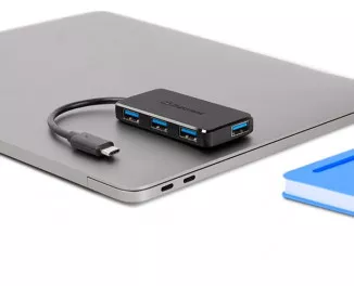 Адаптер USB Type-C > Hub  Transcend TS-HUB2C