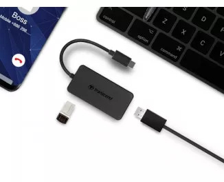 Адаптер USB Type-C > Hub  Transcend TS-HUB2C