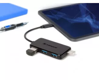 Адаптер USB Type-C > Hub  Transcend TS-HUB2C
