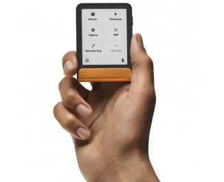 Аппаратный криптокошелек Ledger Flex Black/Orange