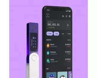Аппаратный криптокошелек Ledger Nano X Cosmic Purple