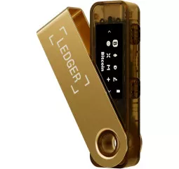 Аппаратный криптокошелек Ledger Nano X Gold
