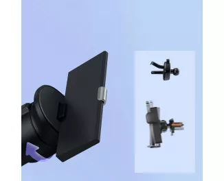 Автотримач Baseus Metal Age Ⅱ Gravity Car Mount (Air Outlet Version) (SUJS000013) Dark Gray