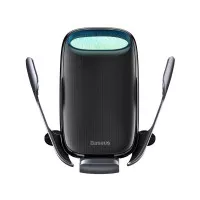 Автодержатель с беспроводной зарядкой Baseus Milky Way Electric Bracket Wireless Charger 15W (WXHW02-01) Black