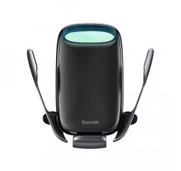 Автодержатель с беспроводной зарядкой Baseus Milky Way Electric Bracket Wireless Charger 15W (WXHW02-01) Black