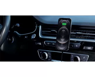 Автотримач із бездротовою зарядкою MagSafe Belkin Magnetic Wireless Car Charger 10W (WIC004BTBK)