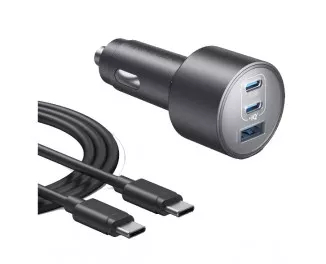 Автомобильное зарядное устройство Anker USB-C Fast Car 3-Port Charger 167.5W (B27370A1)