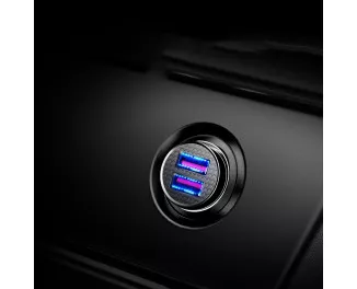Автомобильное зарядное устройство Baseus Dual QC Car Charger QC3.0 30W (CCALL-YD01) Black