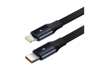 Автомобільний зарядний пристрій Baseus Enjoyment Retractable 2-in-1 Car Charger C+L 30W Black (CGTX000001)