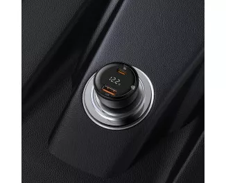 Автомобільний зарядний пристрій Baseus Superme Digital Display PPS Dual Quick Charger 100W (CCZX-01) Black