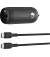 Автомобільний зарядний пристрій Belkin Boost Up Car Charger 30W w/Type-C to Type-C cable (CCA004BT1MBK-B6) Black