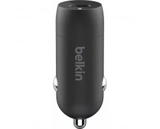 Автомобільний зарядний пристрій Belkin Boost Up Car Charger 30W w/Type-C to Type-C cable (CCA004BT1MBK-B6) Black