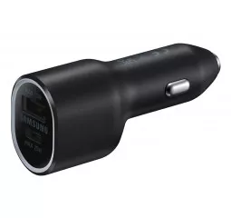 Автомобильное зарядное устройство Samsung 40W Car Charger Duo (w/o Cable) (EP-L4020NBEGRU) Black