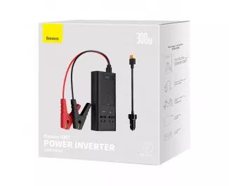 Автомобильный инвертор Baseus IGBT Power Inverter 300W (220V CN/EU) (CGNB010101) Black