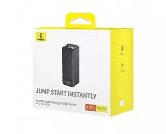 Автономное пусковое устройство Baseus Super Energy Alpha Series Jump Starter 600A 6000 mAh (C00259200121-00) Black
