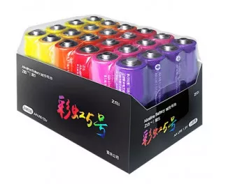 Батарейка Xiaomi ZMI AA batteries 24 шт Rainbow (AA524)