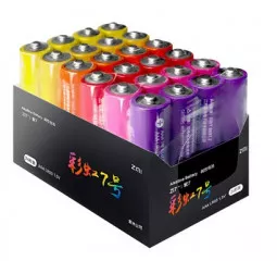 Батарейка Xiaomi ZMI AAA batteries 24 шт Rainbow (AA724)