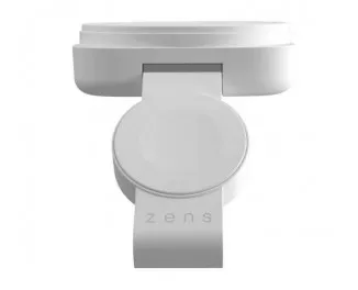 Бездротовий зарядний пристрій Zens 2-in-1 MagSafe + Watch Travel Charger - White (ZEDC24W/00)