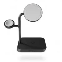 Беcпроводное зарядное устройство Zens 4-in-1 MagSafe + Watch Wireless Charging Station (ZEAPDC01/00) Black