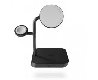 Беcпроводное зарядное устройство Zens 4-in-1 MagSafe + Watch Wireless Charging Station (ZEAPDC01/00) Black