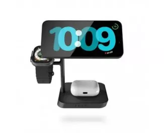 Беcпроводное зарядное устройство Zens 4-in-1 MagSafe + Watch Wireless Charging Station (ZEAPDC01/00) Black