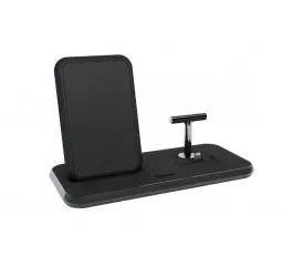 Беcпроводное зарядное устройство Zens Stand + Dock Aluminium Wireless Charger 10W Black (ZEDC06B/00)