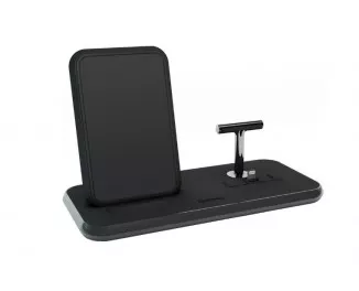 Беcпроводное зарядное устройство Zens Stand + Dock Aluminium Wireless Charger 10W Black (ZEDC06B/00)