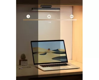 Беспроводная светодиодная лампа Baseus Magnetic Stepless Dimming Charging Desk Lamp (DGXC-C0G) Gray