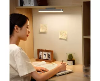 Беспроводная светодиодная лампа Baseus Magnetic Stepless Dimming Charging Desk Lamp (DGXC-C0G) Gray