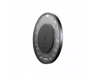 Беспроводное зарядное устройство Baseus Simple 2 Wireless Charger 15W (CCJJ050001) Cluster Black