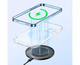 Беспроводное зарядное устройство Baseus Simple 2 Wireless Charger 15W (CCJJ050001) Cluster Black