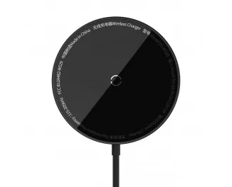 Беспроводное зарядное устройство Baseus Simple Mini3 Magnetic Wireless Charger 15W (MagSafe for iPhone) (CCJJ040001) Black