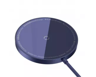 Беспроводное зарядное устройство Baseus Simple Mini3 Magnetic Wireless Charger 15W (MagSafe for iPhone) (CCJJ040205) Purle