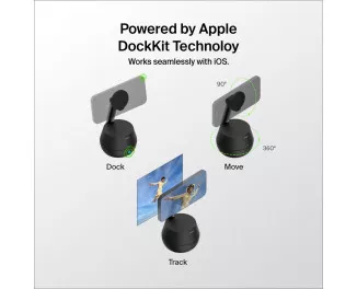 Бездротовий зарядний пристрій Belkin Auto-Tracking Stand Pro with DockKit (MMA008vf05BK)