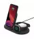 Беспроводное зарядное устройство Belkin BoostCharge 3-in-1 Wireless Charger for Apple Devices Black (WIZ001vfBK)