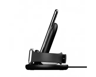 Беспроводное зарядное устройство Belkin BoostCharge 3-in-1 Wireless Charger for Apple Devices Black (WIZ001vfBK)