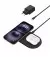 Бездротовий зарядний пристрій Belkin BoostCharge Pro 2-in-1 Magnetic Wireless Charging Pad with Qi2 15W Black (WIZ021vfBK)