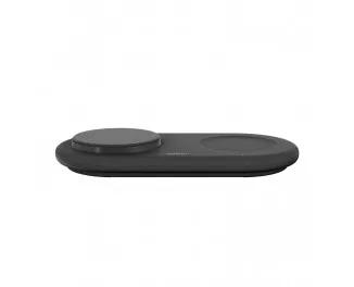Бездротовий зарядний пристрій Belkin BoostCharge Pro 2-in-1 Magnetic Wireless Charging Pad with Qi2 15W Black (WIZ021vfBK)