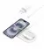 Беспроводное зарядное устройство Belkin BoostCharge Pro 2-in-1 Magnetic Wireless Charging Pad with Qi2 15W White (WIZ021vfWH)