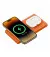Бездротовий зарядний пристрій Belkin BoostCharge Pro 2-in-1 Wireless Charging Pad with MagSafe 15W Orange (HR1H2)