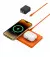 Бездротовий зарядний пристрій Belkin BoostCharge Pro 2-in-1 Wireless Charging Pad with MagSafe 15W Orange (HR1H2)
