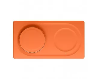 Бездротовий зарядний пристрій Belkin BoostCharge Pro 2-in-1 Wireless Charging Pad with MagSafe 15W Orange (HR1H2)