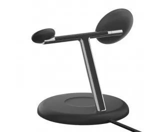 Беспроводное зарядное устройство Belkin BoostCharge Pro 3-in-1 Magnetic Wireless Charging Stand with Qi2 15W Black (WIZ023vfBK)
