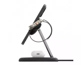 Беспроводное зарядное устройство Belkin BoostCharge Pro 3-in-1 Magnetic Wireless Charging Stand with Qi2 15W Black (WIZ023vfBK)