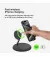 Беспроводное зарядное устройство Belkin BoostCharge Pro 3-in-1 Magnetic Wireless Charging Stand with Qi2 15W Black (WIZ023vfBK)
