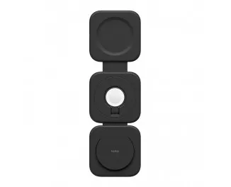 Бездротовий зарядний пристрій Belkin BoostCharge Pro 3-in-1 Magnetic Wireless Charging Travel Pad with Qi2 15W Black (WIZ024hqBK)