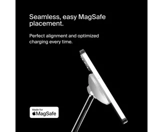 Беспроводное зарядное устройство Belkin BoostCharge Pro 3-in-1 Wireless Charger with Official MagSafe Charging 15W Black (WIZ017vfBK)