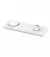 Бездротовий зарядний пристрій Belkin BoostCharge Pro 3-in-1 Wireless Charging Pad with Official MagSafe Charging 15W White (WIZ016vfWH, HPU82)